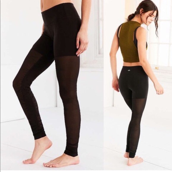 alo yoga mesh leggings